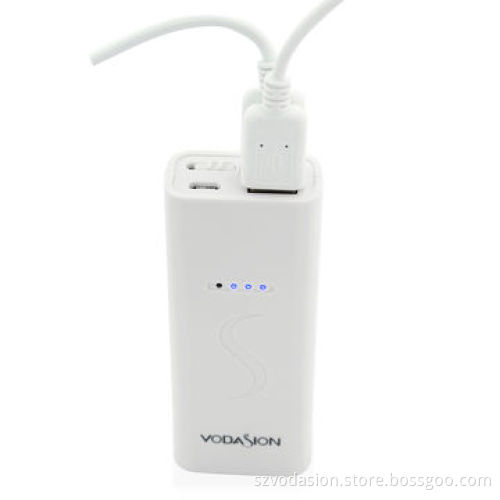 2014 New Hot Dual Output 6000mAh Portable Mini USB Power Bank with Power Indicator